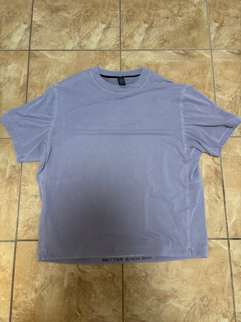 Men's Lavender Crew Neck T-Shirt